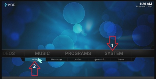 Kodi TV版截图
