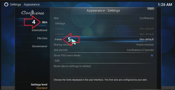 Kodi TV版截图