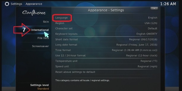 Kodi TV版截图
